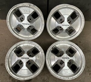  Toyota AE86 original wheel 14 -inch 5.5J pcd114.3 offset +27 4 hole Levin Trueno TOYOTA [ junk ]