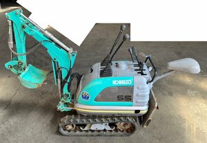  стрела природа . внизу время использования 45hr KOBELCO SS1/2 Mini Yumbo 250kg бензиновый двигатель FEX91G гидравлический экскаватор Yumbo PQ Kobelco [ текущее состояние товар ]