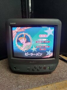 一部割れ有 ソニー トリニトロン KV-10PR1 カラーテレビ ブラウン管 テレビ 10インチ 2004年製 リモコン無 本体のみ 【現状品】