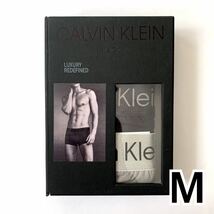 Calvin Klein ボクサーパンツ BLACK Mサイズ 3枚セット ブラック ダークグレー ライトグレー 送料無料 最短発送 カルバンクライン_画像1