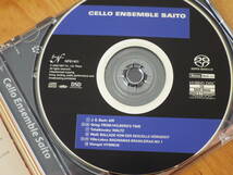 SACD◆チェロ・アンサンブル・サイトウ　G線上のアリア Cello Ensemble Saito J.S.BACH:ARIA GRIEG:FROM HOLBERG’S TIME_画像4