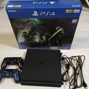 PS4 本体　CUH2200A　中古　動作確認済　純正コントローラー二個