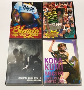 DVD 4点 ★ 2005 REGGAE MUSIC VIDEO VOL.1 / KINGSTON SIGNALS VOL.3 / BLAZIN' -HIP HOP,R&B- / 倖田來未 secret FIRST CLASS LIMITED