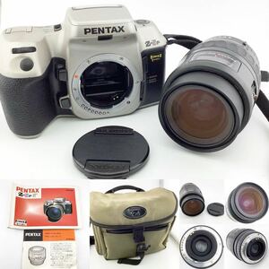 ★ジャンク品★PENTAX Z-5P カメラ SMC PENTAX 28-80 FAレンズ 説明書・カメラバッグセット 【S90007-258】