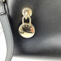 FURLA ハンドバッグ ショルダーバッグ ブラック 袋付き　カバン　袋付き　鞄 【S80337-280】_画像3