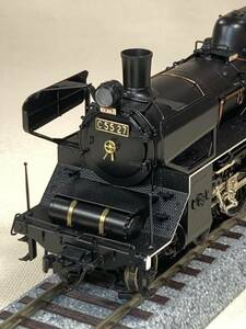 未使用品 天賞堂 HO Ｃ５５ ２７号機（K-7型門デフ・ 流改(流線形改修機)・九州仕様・白線入り急客機）LED標識灯点灯 金ラベルHGモデル