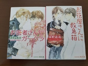 椹野道流・黒沢要「お医者さんにガーベラ」「お医者さんに救急場箱」2冊