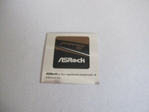 ASRock エンブレムシールステッカー 未使用品 送料無料