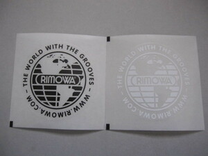 RIMOWA リモワ ステッカー シール 白黒セット 2枚セット 非売品 未使用品