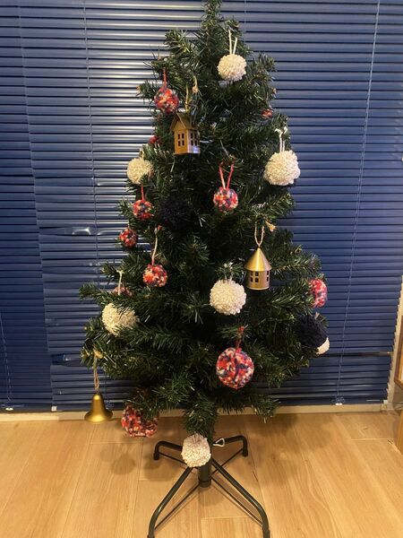【すぐに使える!クリスマスツリー120ハンドメイドオーナメント付き】 クリスマス