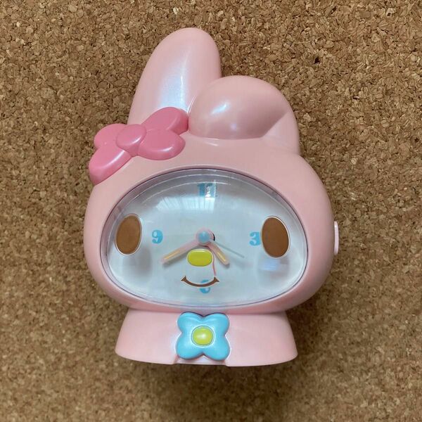 サンリオキャラクター　my melody 置き時計　目覚まし時計