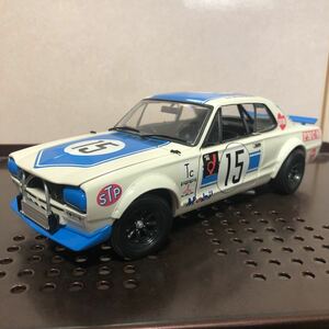 550 京商 日産 スカイライン 2000 GT-R KPGC10 1/18 ミニカー ハコスカ レーシング 模型 完成品