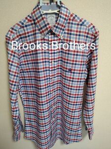 ブルックスブラザーズ　Brooks Brothers　長袖ボタンダウンシャツ　チェック　S