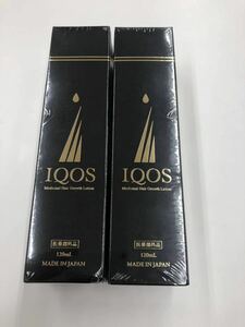 【新品・未開封】IQOS イクオス 薬用育毛剤 2本セット 育毛剤 120mL 日本製 発毛促進 抜け毛予防 天然成分 無添加 薬用部外品