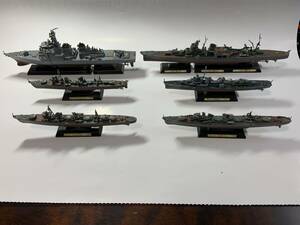 【ジャンク】食玩1/700 タカラ世界の艦船　完成品セット