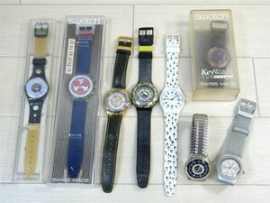 1円〜 まとめ売り! 部品取りに!! Swatch / スウォッチ AG1992 AG1993 AG1994 他 腕時計 8本 【W6702ko】