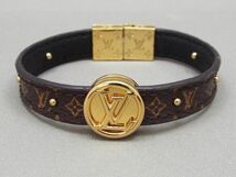 1円〜!! LOUIS VUITTON/ルイヴィトン ブラスレ LVサークルリバーシブル モノグラム ブレスレット 【5318y1】_画像2