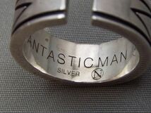 FANTASTIC MAN/ファンタスティックマン RING 433 / シルバー N リング/指輪/アクセサリー 【4037y1】_画像4