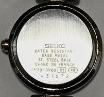 SEIKO セイコー LUCENT 4N20-0960 レディース 腕時計 フランス発売モデル LUCENT Paris ルーセント クォーツ ラウンド_画像5