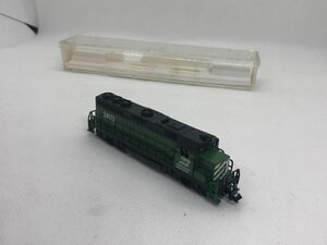 22 Nゲージ model power モデルパワー BURLINGTON NORTHERN 2803 鉄道模型 外国車両 動力、ヘッドライト確認OK 現状品