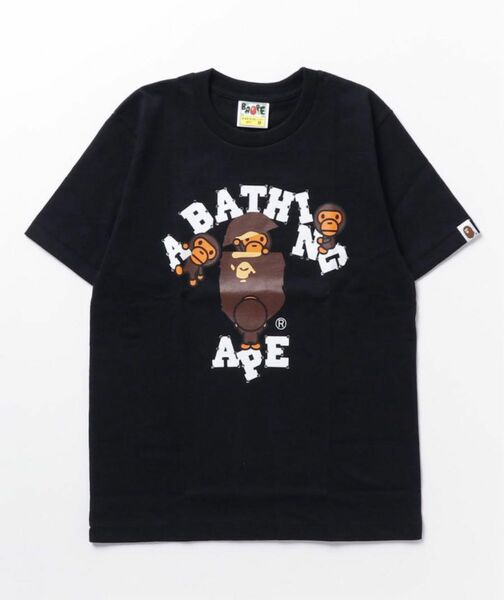 bape CRYSTAL STONE COLLEGE MILO TEE L