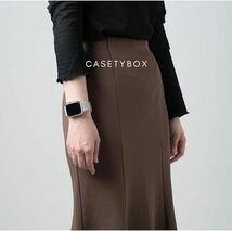 CASETYBOX アップルウォッチ バンド シリコン 38mm 40mm 41mm アップルウォッチseries8,7,6,SE,5,4,3,2,1対応(MOCHA GREIGE_画像7