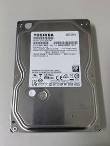 1.【中古動作品】東芝製 3.5インチ 内蔵HDD 1TB 正常判定