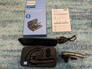 0512u1512　Philips 耳掛け式 Bluetooth ワイヤレスイヤホン DLP3538