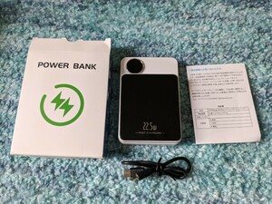 0512u2026　モバイルバッテリー マグネット充電 ワイヤレス充電 W009 10000mAh