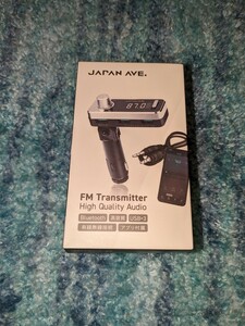 0512u0943　FMトランスミッター JAPAN AVE. 2way カーチャージャー シガーソケット 12V-24V車対応 JA996