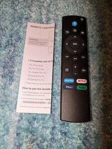 0512u2649　テレビリモコン 汎用 for Fire TV Stick L5B83G 東芝 インシグニア Fire TV Stick 4K/第3世代 交換用音声認識リモコン