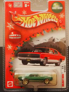 HOT WHeeL 2004 HOLIDAY RODS LARRY WOOD 67 CAMARO 緑 カマロ ミニカー ホリデー ロッズ ラリーウッド クリスマス 限定 ホットウィール