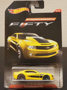 HOT WHeeLs 13 CHEVROLET COPO CAMARO FIFTY CELEBRATING 50th 黄 カマロ ミニカー５０周年記念 限定 SPECIAL EDITION ホットウィール