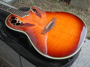 ☆∮◆Ovation Celebrity CC257 Shallow Body かなり古い美品 ペグは新品 オベーション◆∮☆