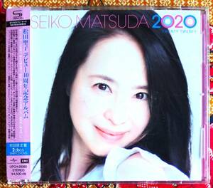 ☆彡初回限定盤 高音質【DVD付帯付SHM-CD】松田聖子 / SEIKO MATSUDA 2020 →デビュー40周年記念盤・瑠璃色の地球・赤いスイートピー