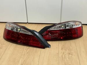 JUNYAN LED テールランプ S15 シルビア 紅白 ハーネス・LEDバルブ付 左右