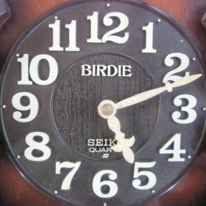 昭和レトロ、SEIKO、木製のクォーツ鳩時計の画像8