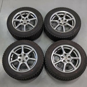 215/60R17 2022年製造 エスティマ ACR50W 純正 アルミホイール 17×7J +50 5穴 PCD114.3 ハイグロス スタッドレスタイヤ 4本セット WM02