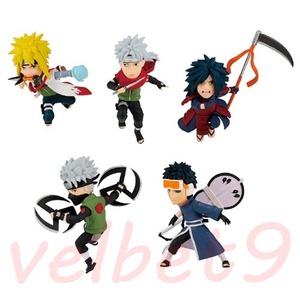 ポスター付 NARUTO ナルト NARUTOP99 ワールドコレクタブルフィギュアvol.2 全5種セット/バンプレスト ミナト,カカシ,サクモ,オビト&マダラ