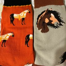 【新品未使用】馬柄ソックス 5足セット 靴下 horse print socks_画像8