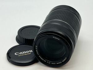 ★美品★ Canon キャノン EF-S 55-250mm F4-5.6 IS Ⅱ ★前後キャップ付★ 望遠ズームレンズ#727 #5211 #B66