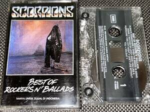 Scorpions / Best Of Rockers 'n' Ballads 輸入カセットテープ