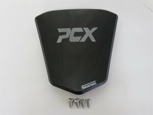 PCX/PCX e:HEV/PCX 125 160 JK05 JK06 KF47 2021 2022 CNC アルミ タンクカバー黒 【代引き不可】【tk-pc16-1】