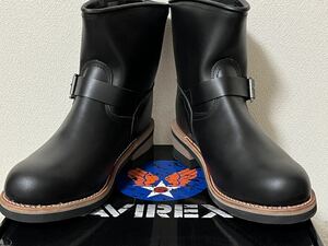 AVIREX HORNET アヴィレックス ホーネット 26.5㎝ ブーツ エンジニアブーツ バイクシューズ 黒 AV2225 【店頭展示品】