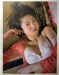 【厚手ラミネート加工】中村静香　水着　A4変サイズ　雑誌切り抜き ３ページ CIRCUSMAX２０１７年１２月号【グラビア】-G20