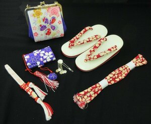 inagoya★大量入荷★晴れ着に合わせて【女の子用・ハコセコセット】新品 着用可 草履 バッグ x9494jf