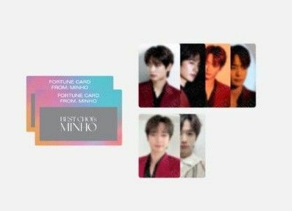 SHINee　ミンホ　ミノ　BEST CHOI'S MINHO フォーチュンカード　新品未開封！