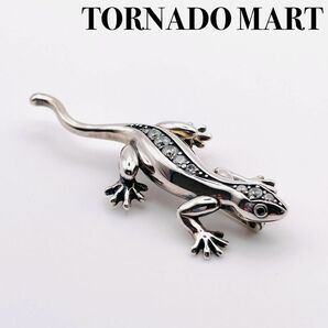 TORNADO MART トルネードマート シルバー製 リザードブローチ