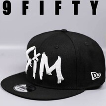 限定 シムSiM 9FIFTY NEWERA 帽子 ニューエラ キャップ黒G3039_画像1