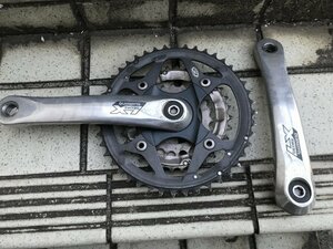 ★　【ジャンク品扱い　動作未確認】　SHIMANO　シマノ　ＤＥＯＲＥ　ＬＸ　自転車　サイクリング　パーツ　カスタム　クランク　ペダル